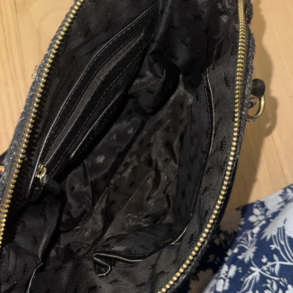 Juicy Couture Black Satchel with Gold Accents - Picture 11 of 15